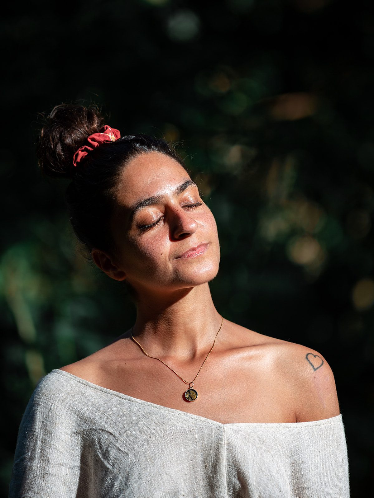 Soraya Sheikh, Holistic Health Consultant basking in the sun